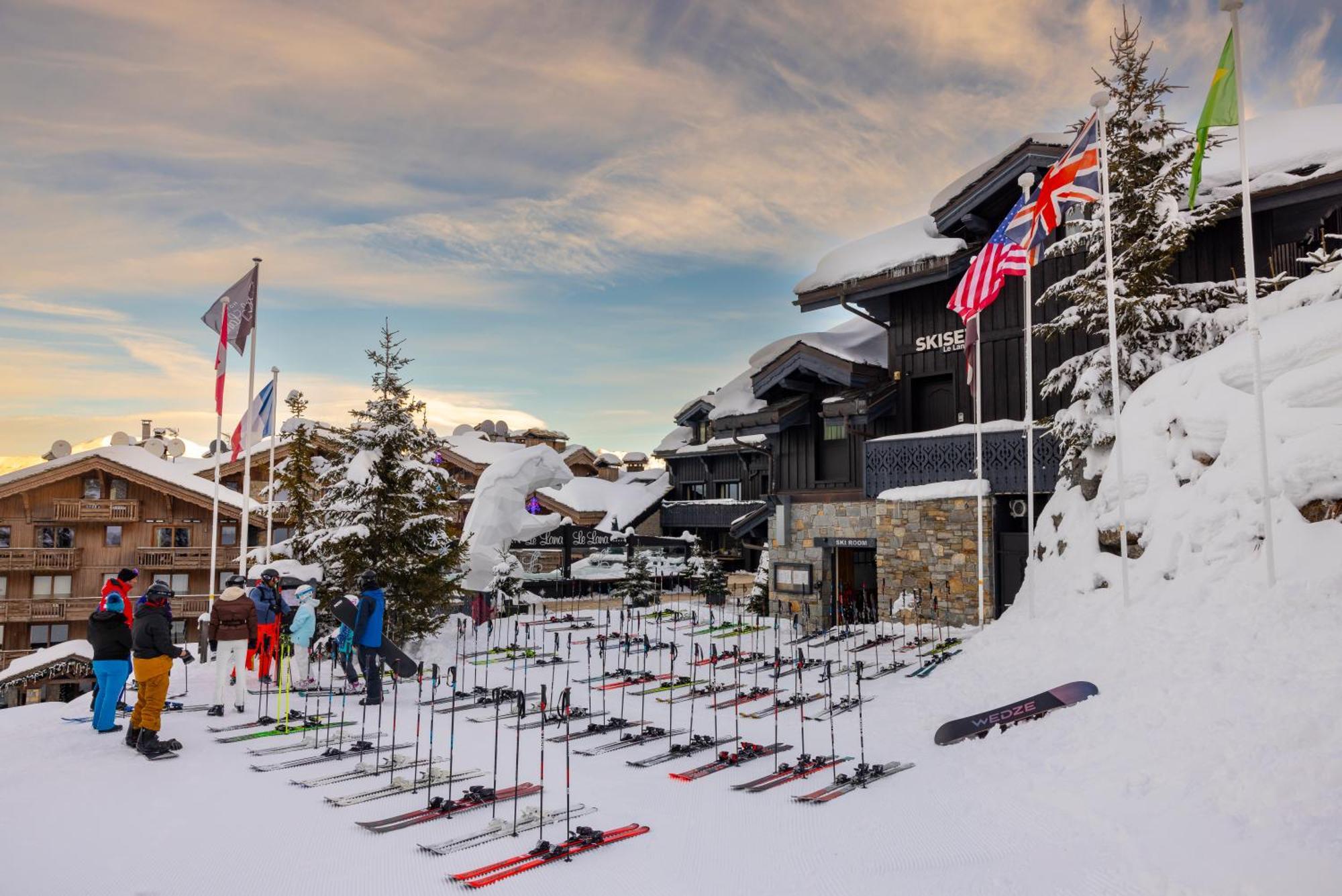 Le Lana Hotell Courchevel Eksteriør bilde